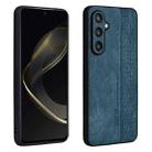 For Samsung Galaxy S24 5G AZNS 3D Embossed Skin Feel Phone Case(Dark Green) - 1