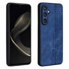 For Samsung Galaxy S24+ 5G AZNS 3D Embossed Skin Feel Phone Case(Sapphire Blue) - 1