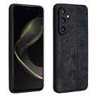 For Samsung Galaxy C55 / M55 AZNS 3D Embossed Skin Feel Phone Case(Black) - 1