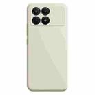 For Xiaomi Redmi K70E Imitation Liquid Silicone Phone Case(White) - 1