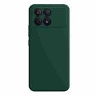 For Xiaomi Redmi K70E Imitation Liquid Silicone Phone Case(Dark Green) - 1