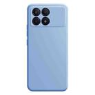 For Xiaomi Redmi K70E Imitation Liquid Silicone Phone Case(Sky Blue) - 1