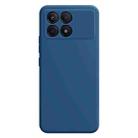 For Xiaomi Redmi K70E Imitation Liquid Silicone Phone Case(Blue) - 1