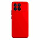 For Xiaomi Redmi K70E Imitation Liquid Silicone Phone Case(Red) - 1