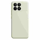 For Xiaomi Redmi K70 Pro Imitation Liquid Silicone Phone Case(White) - 1