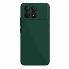 For Xiaomi Redmi K70 Pro Imitation Liquid Silicone Phone Case(Dark Green) - 1