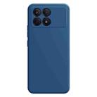 For Xiaomi Redmi K70 Pro Imitation Liquid Silicone Phone Case(Blue) - 1