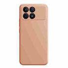 For Xiaomi Redmi K70 Pro Imitation Liquid Silicone Phone Case(Pink) - 1