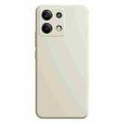 For Xiaomi Redmi Note 13 5G Imitation Liquid Silicone Phone Case(White) - 1