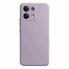 For Xiaomi Redmi Note 13 5G Imitation Liquid Silicone Phone Case(Light Purple) - 1