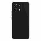 For Xiaomi Redmi Note 13 5G Imitation Liquid Silicone Phone Case(Black) - 1