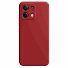 For Xiaomi Redmi Note 13 Pro 5G Imitation Liquid Silicone Phone Case(Dark Red) - 1