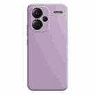 For Xiaomi Redmi Note 13 Pro+ Imitation Liquid Silicone Phone Case(Light Purple) - 1