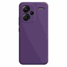 For Xiaomi Redmi Note 13 Pro+ Imitation Liquid Silicone Phone Case(Dark Purple) - 1