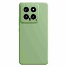 For Xiaomi 14 Imitation Liquid Silicone Phone Case(Matcha Green) - 1
