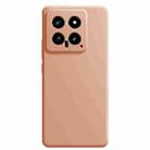 For Xiaomi 14 Imitation Liquid Silicone Phone Case(Pink) - 1