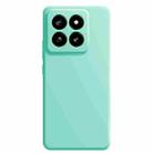 For Xiaomi 14 Pro Imitation Liquid Silicone Phone Case(Light Cyan) - 1