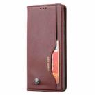 For Samsung Galaxy S25 Ultra 5G Knead Skin Texture Flip Leather Phone Case(Wine Red) - 2
