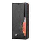 For Samsung Galaxy S25 5G Knead Skin Texture Flip Leather Phone Case(Black) - 2