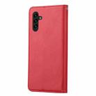 For Samsung Galaxy S25 5G Knead Skin Texture Flip Leather Phone Case(Red) - 3