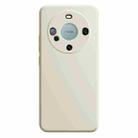 For Huawei Mate 60 Imitation Liquid Silicone Phone Case(White) - 1