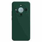 For Huawei Mate 60 Imitation Liquid Silicone Phone Case(Dark Green) - 1