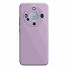 For Huawei Mate 60 Imitation Liquid Silicone Phone Case(Light Purple) - 1