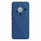 For Huawei Mate 60 Imitation Liquid Silicone Phone Case(Blue) - 1