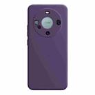For Huawei Mate 60 Imitation Liquid Silicone Phone Case(Dark Purple) - 1