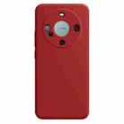 For Huawei Mate 60 Imitation Liquid Silicone Phone Case(Dark Red) - 1