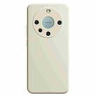 For Huawei Mate 60 Pro Imitation Liquid Silicone Phone Case(White) - 1