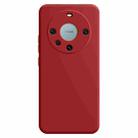 For Huawei Mate 60 Pro Imitation Liquid Silicone Phone Case(Dark Red) - 1