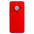 For Huawei Mate 60 Pro Imitation Liquid Silicone Phone Case(Red) - 1