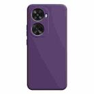 For Huawei Nova 11 SE Imitation Liquid Silicone Phone Case(Dark Purple) - 1
