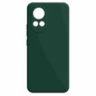 For Huawei Nova 12 Imitation Liquid Silicone Phone Case(Dark Green) - 1