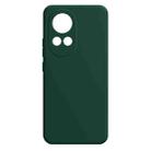 For Huawei Nova 12 Pro Imitation Liquid Silicone Phone Case(Dark Green) - 1