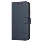 For Sony Xperia 1 VII Embossed Happy Cat Pattern Flip Leather Phone Case(Blue) - 2