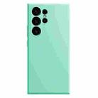 For Samsung Galaxy S24 Ultra 5G Imitation Liquid Silicone Phone Case(Light Cyan) - 1