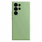 For Samsung Galaxy S24 Ultra 5G Imitation Liquid Silicone Phone Case(Matcha Green) - 1