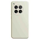 For OnePlus 12 Imitation Liquid Silicone Phone Case(White) - 1