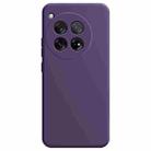 For OnePlus 12 Imitation Liquid Silicone Phone Case(Dark Purple) - 1