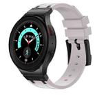 For Samsung Galaxy watch 4 / 5 / 6 AP Series Liquid Silicone Watch Band(Black Starlight) - 1