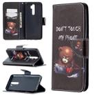For Oppo A5 (2020) / A9 (2020) Colored Drawing Pattern Horizontal Flip Leather Case with Holder & Card Slots & Wallet(Bear) - 1