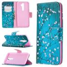 For Oppo A5 (2020) / A9 (2020) Colored Drawing Pattern Horizontal Flip Leather Case with Holder & Card Slots & Wallet(Plum Blossom) - 1