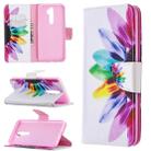 For Oppo A5 (2020) / A9 (2020) Colored Drawing Pattern Horizontal Flip Leather Case with Holder & Card Slots & Wallet(Sun Flower) - 1