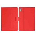 For Lenovo Tab P11 Gen2 /Xiaoxin Pad Plus 2023 Pure Color Smart Leather Tablet Case(Red) - 1