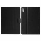 For Lenovo Tab P11 Gen2 /Xiaoxin Pad Plus 2023 Pure Color Smart Leather Tablet Case(Black) - 1