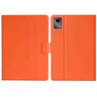 For Lenovo Tab M11/ Xiaoxin Pad 11 2024 Pure Color Smart Leather Tablet Case(Orange) - 1
