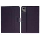 For Lenovo Tab M11/ Xiaoxin Pad 11 2024 Pure Color Smart Leather Tablet Case(Purple) - 1