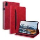 For Honor Pad X8a Splicing Shockproof Leather Tablet Case(Red) - 1